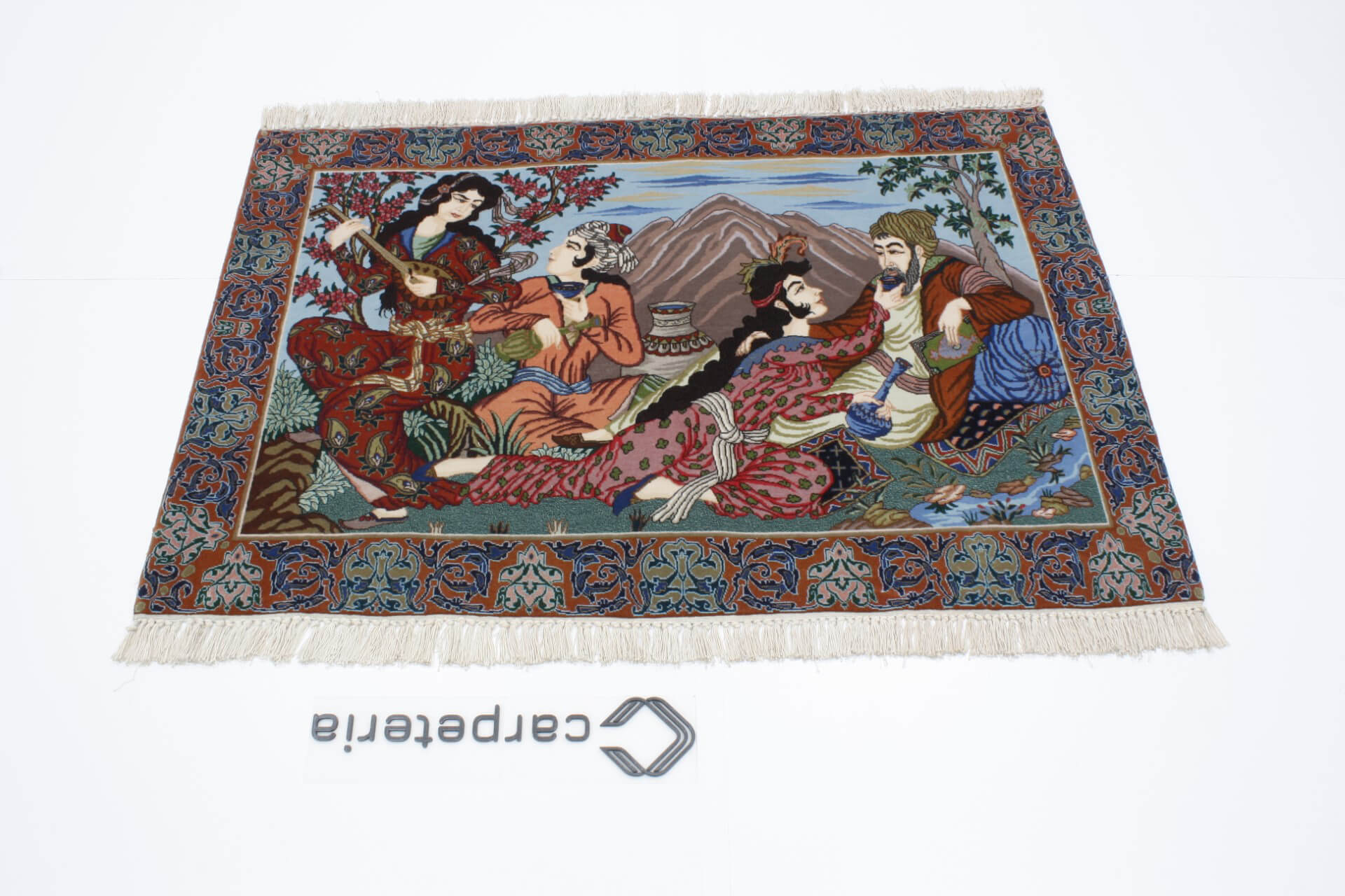 Dywan perski Isfahan Figural
