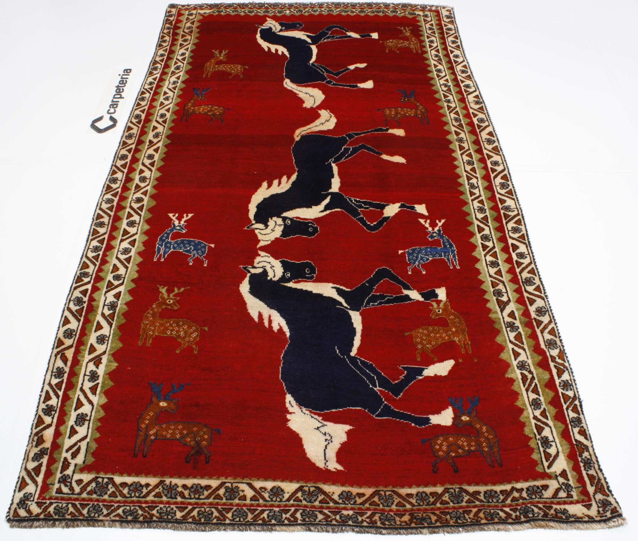 Dywan perski Shiraz Figural