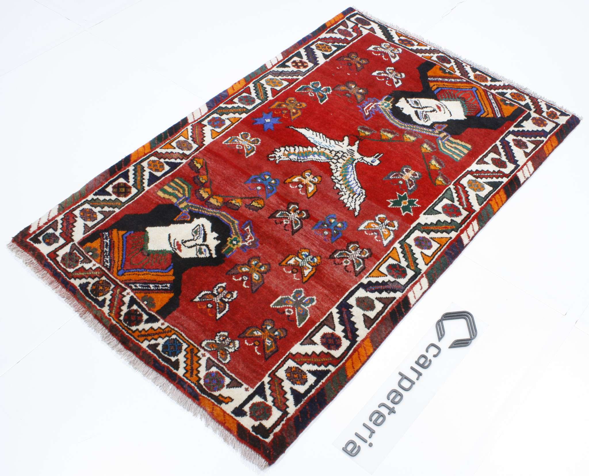 Dywan perski Shiraz Figural
