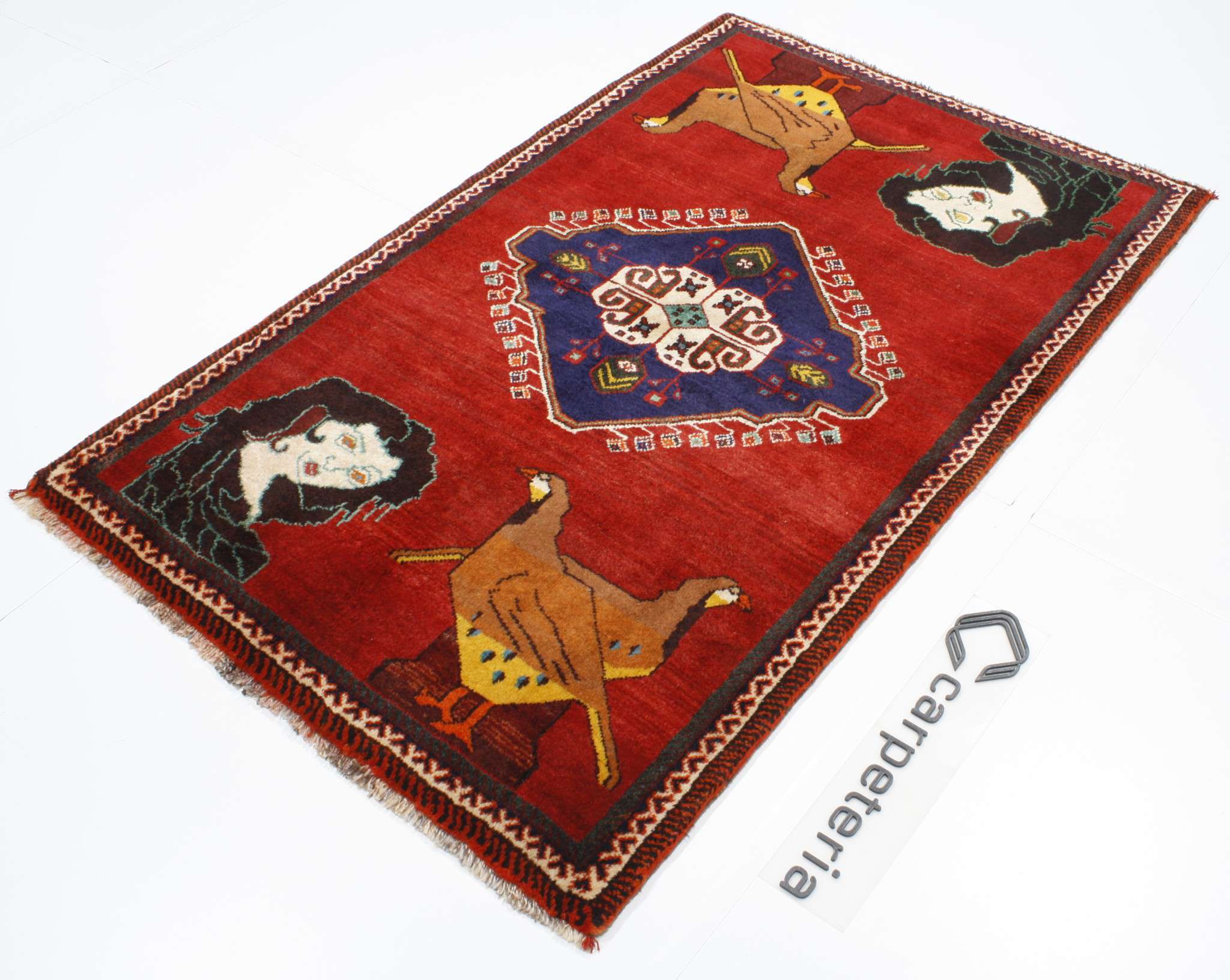 Dywan perski Shiraz Figural
