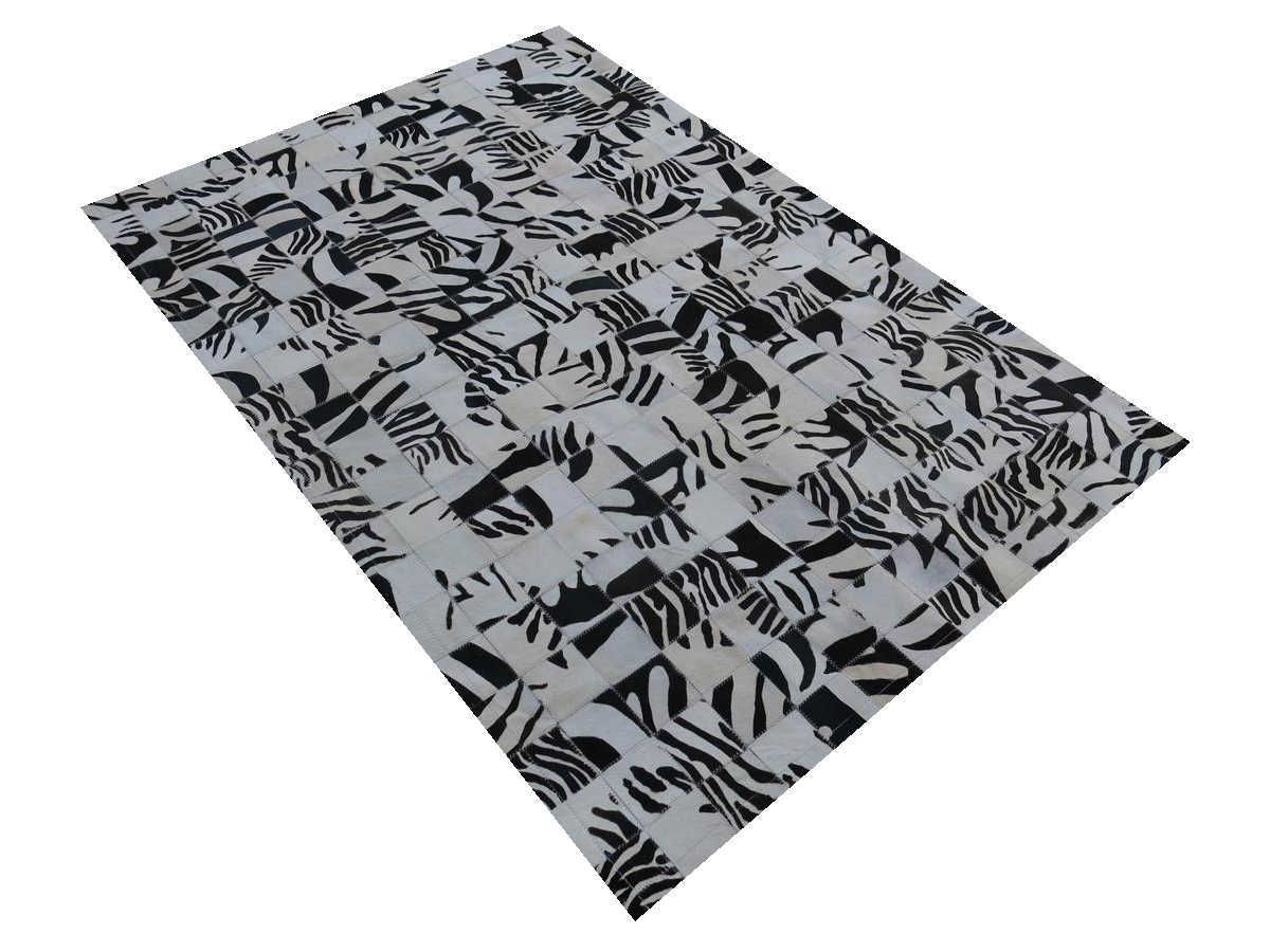 Dywan nowoczesny Cascade Leather Premium — biały