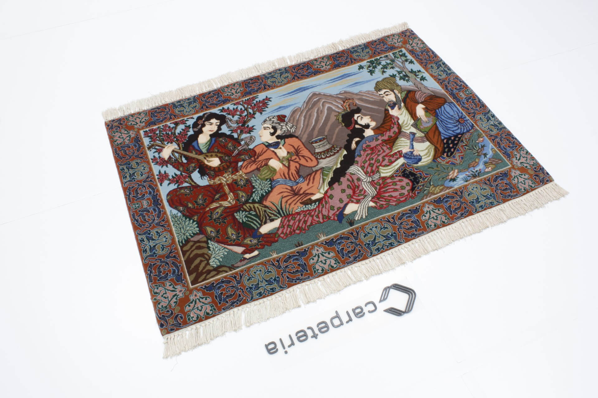 Dywan perski Isfahan Figural