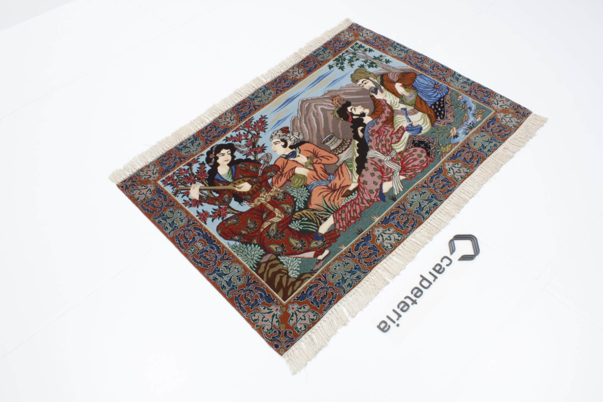 Dywan perski Isfahan Figural