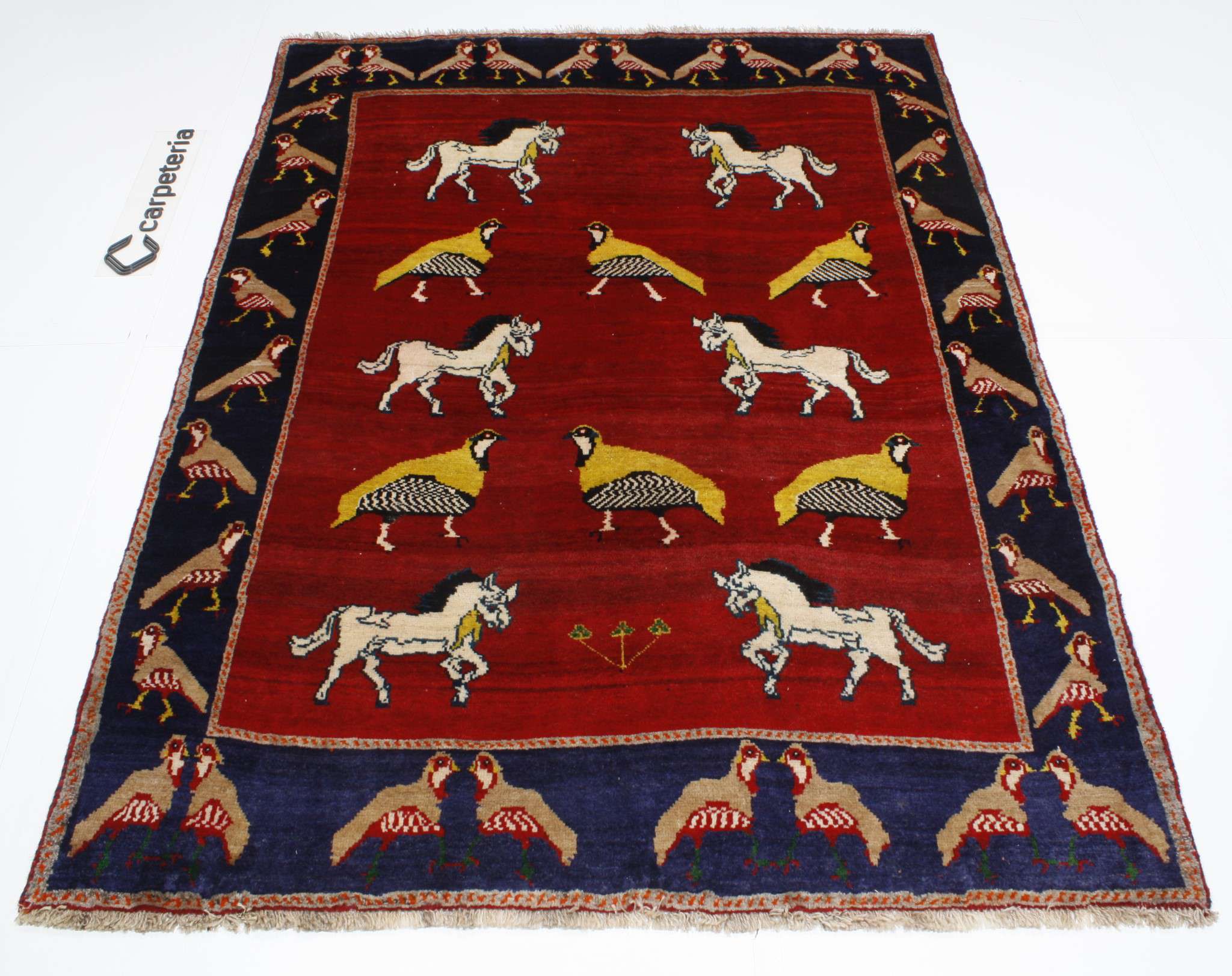 Dywan perski Shiraz Figural