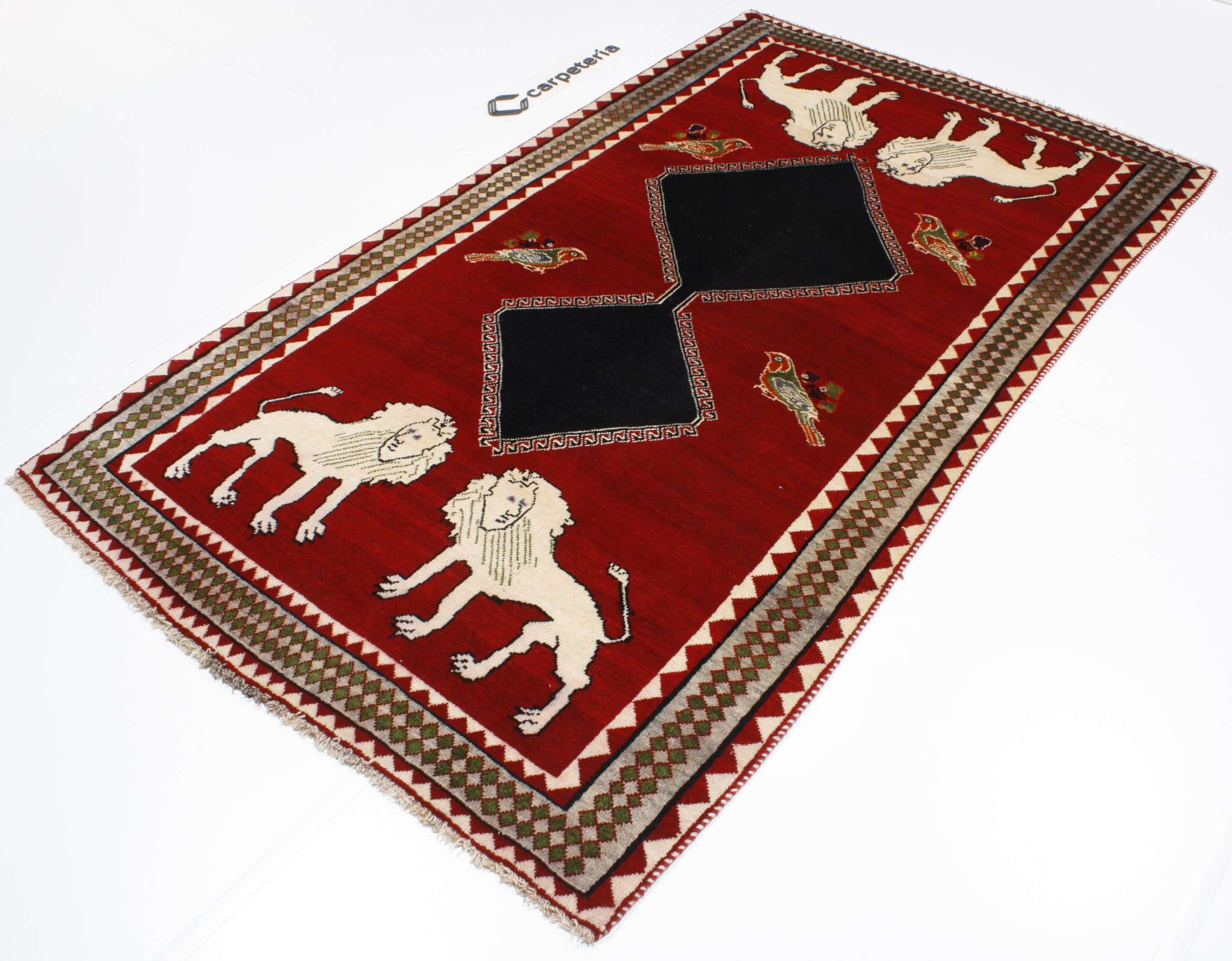 Dywan perski Shiraz Figural