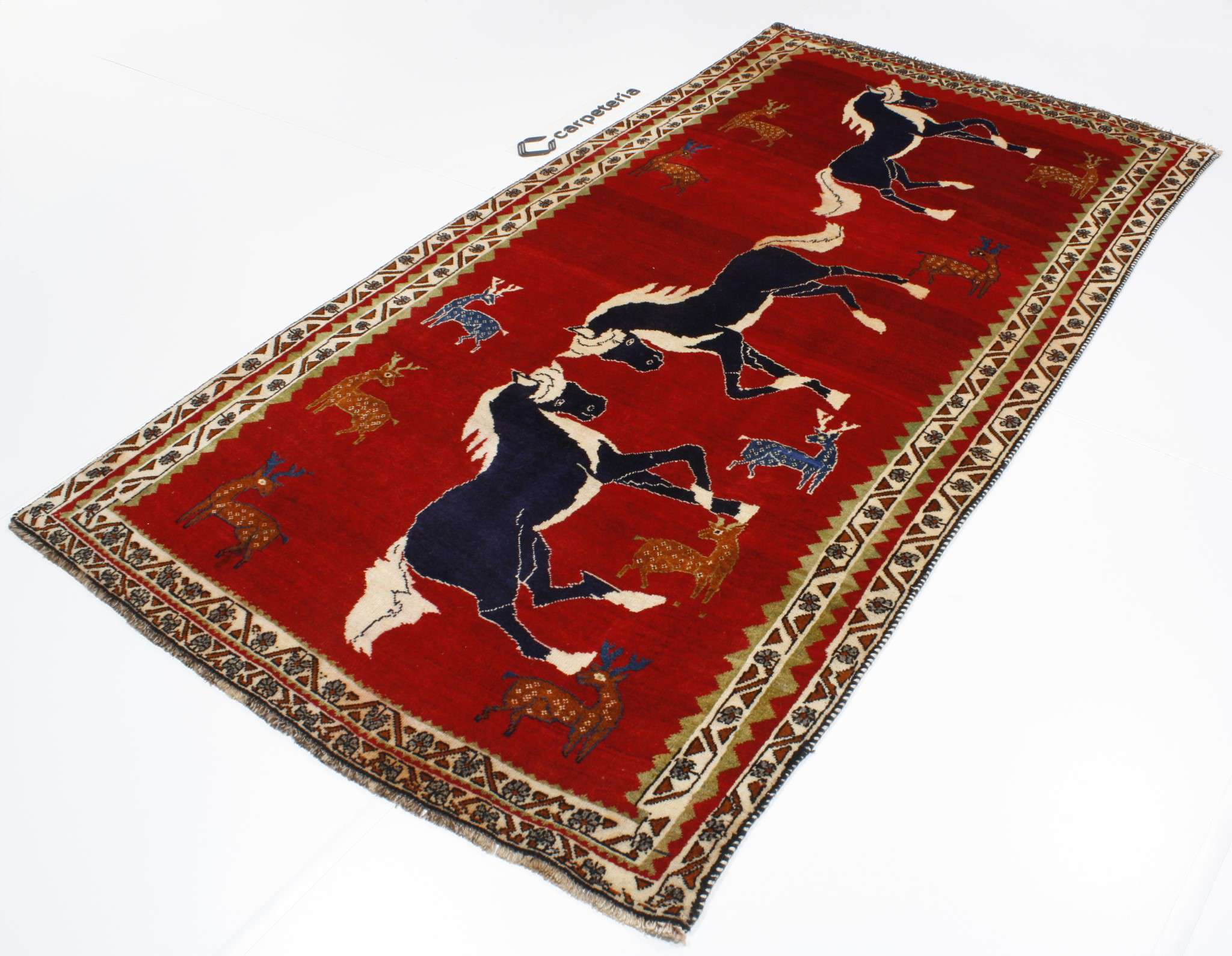 Dywan perski Shiraz Figural