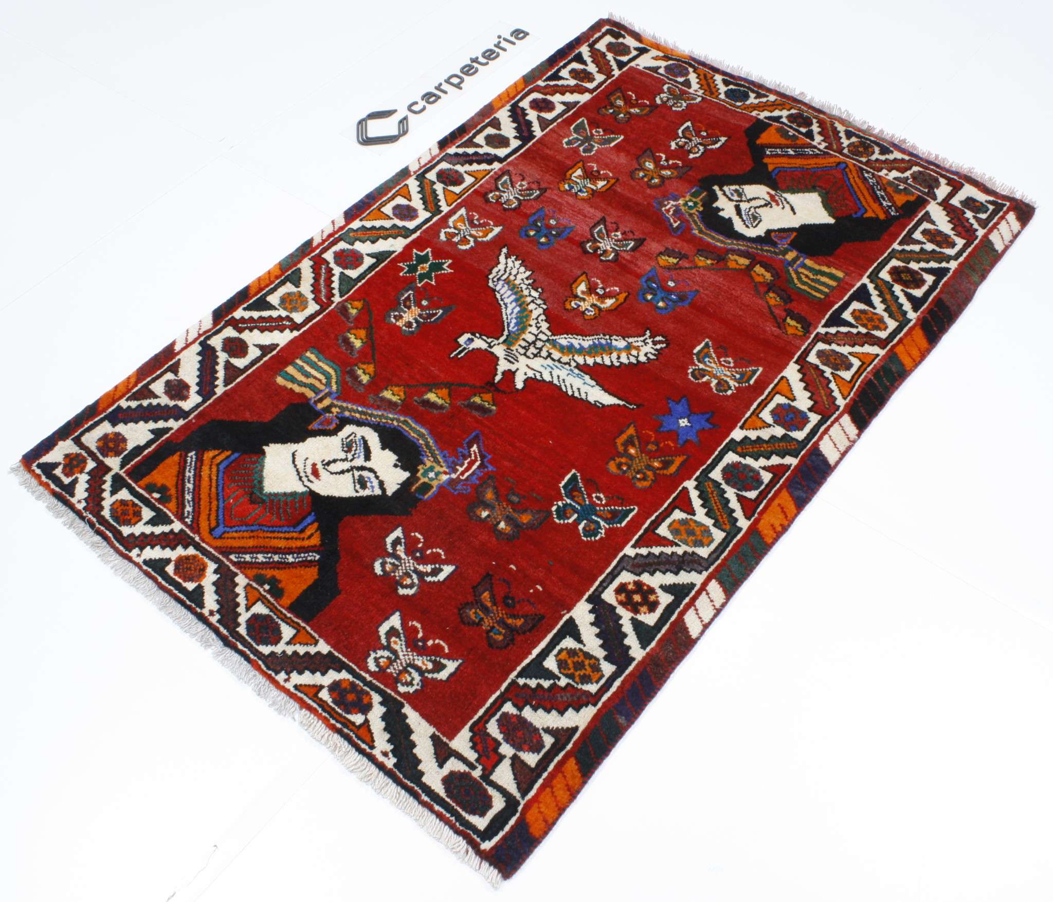 Dywan perski Shiraz Figural