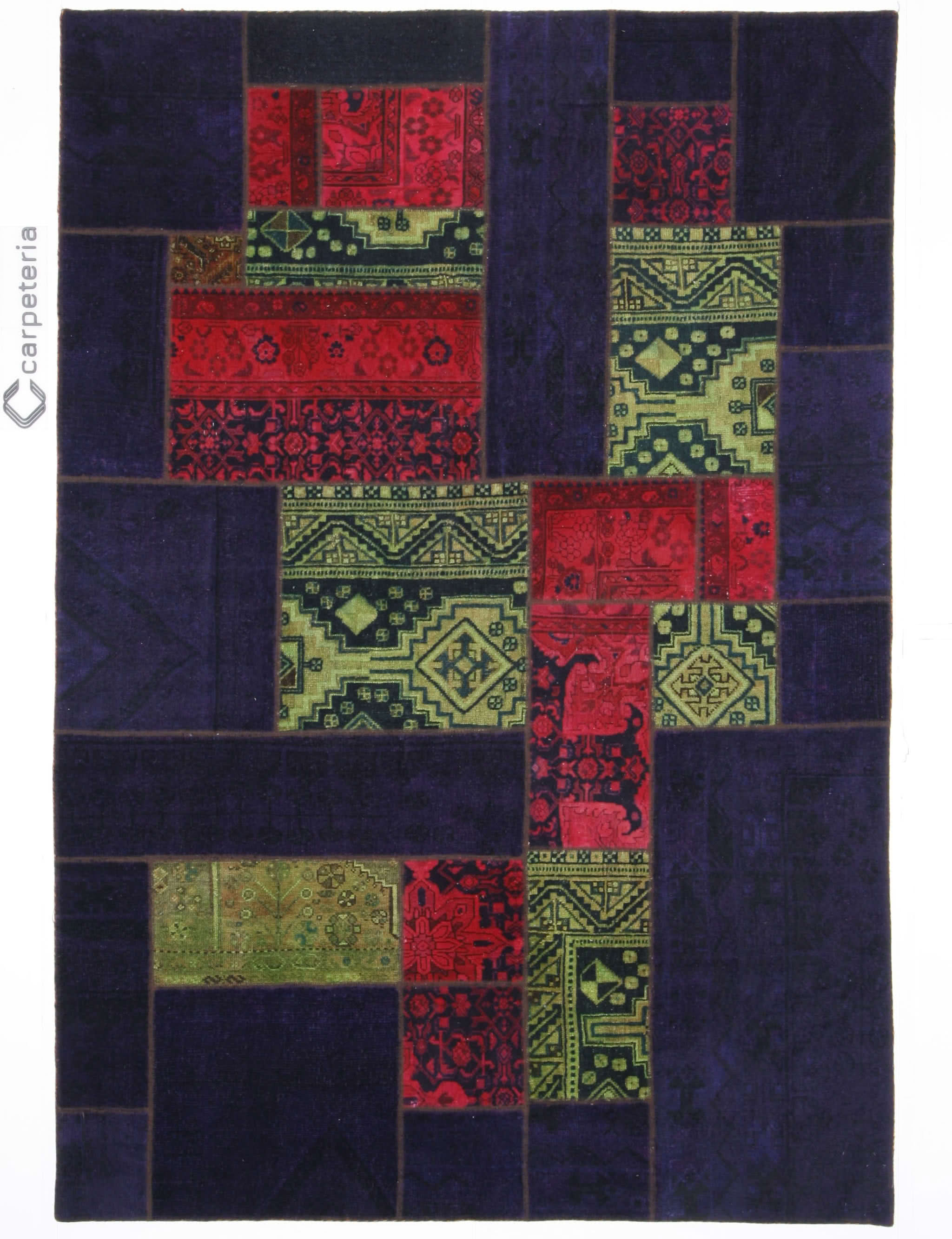 Dywan perski Patchwork Modern