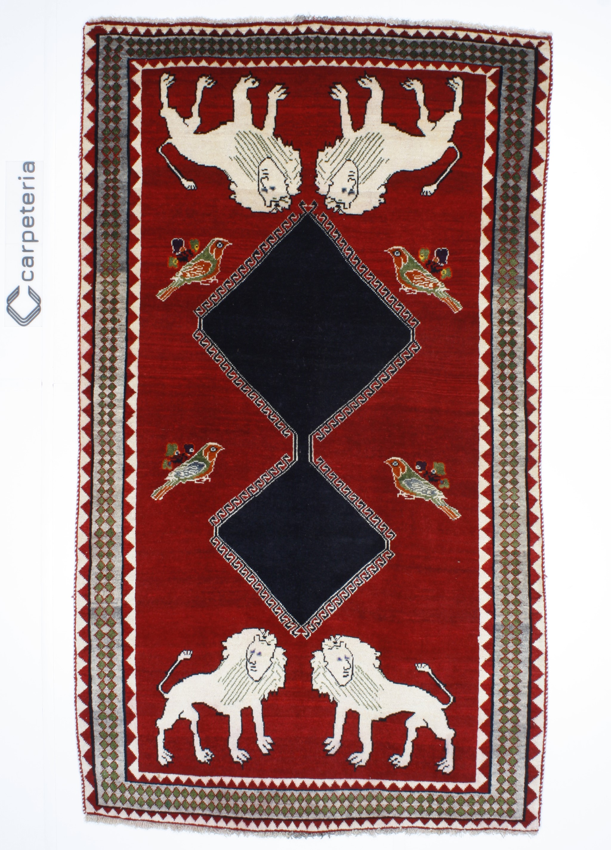 Dywan perski Shiraz Figural