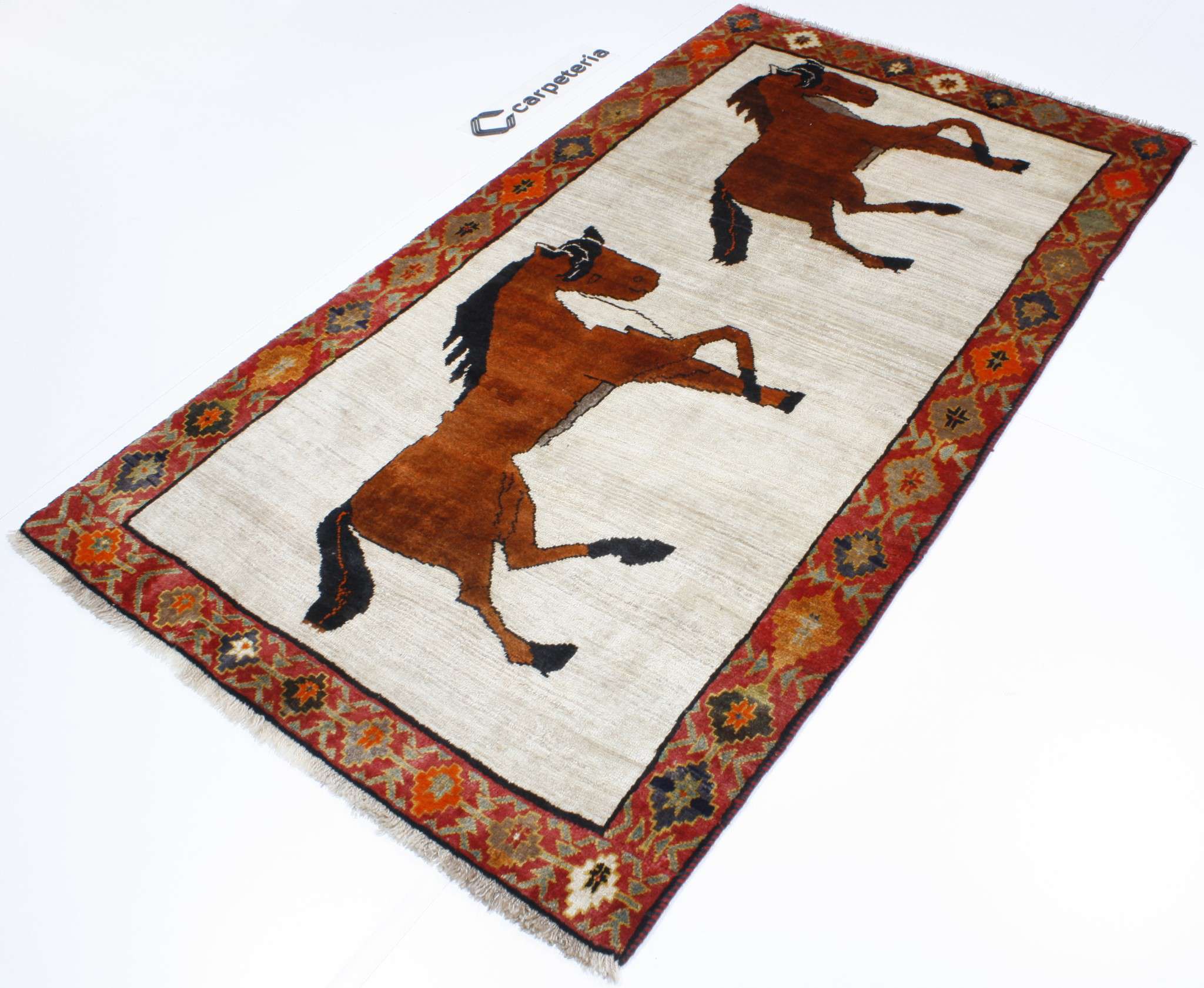 Dywan perski Shiraz Figural