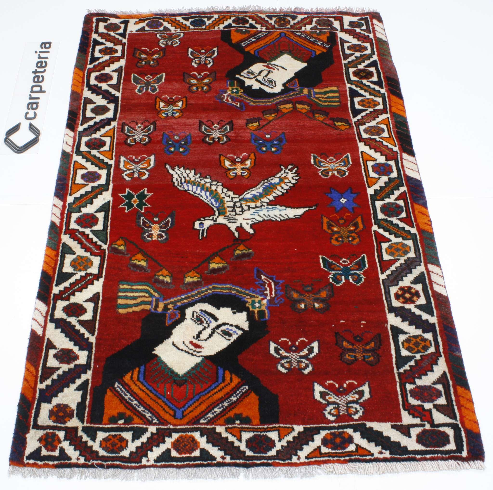Dywan perski Shiraz Figural