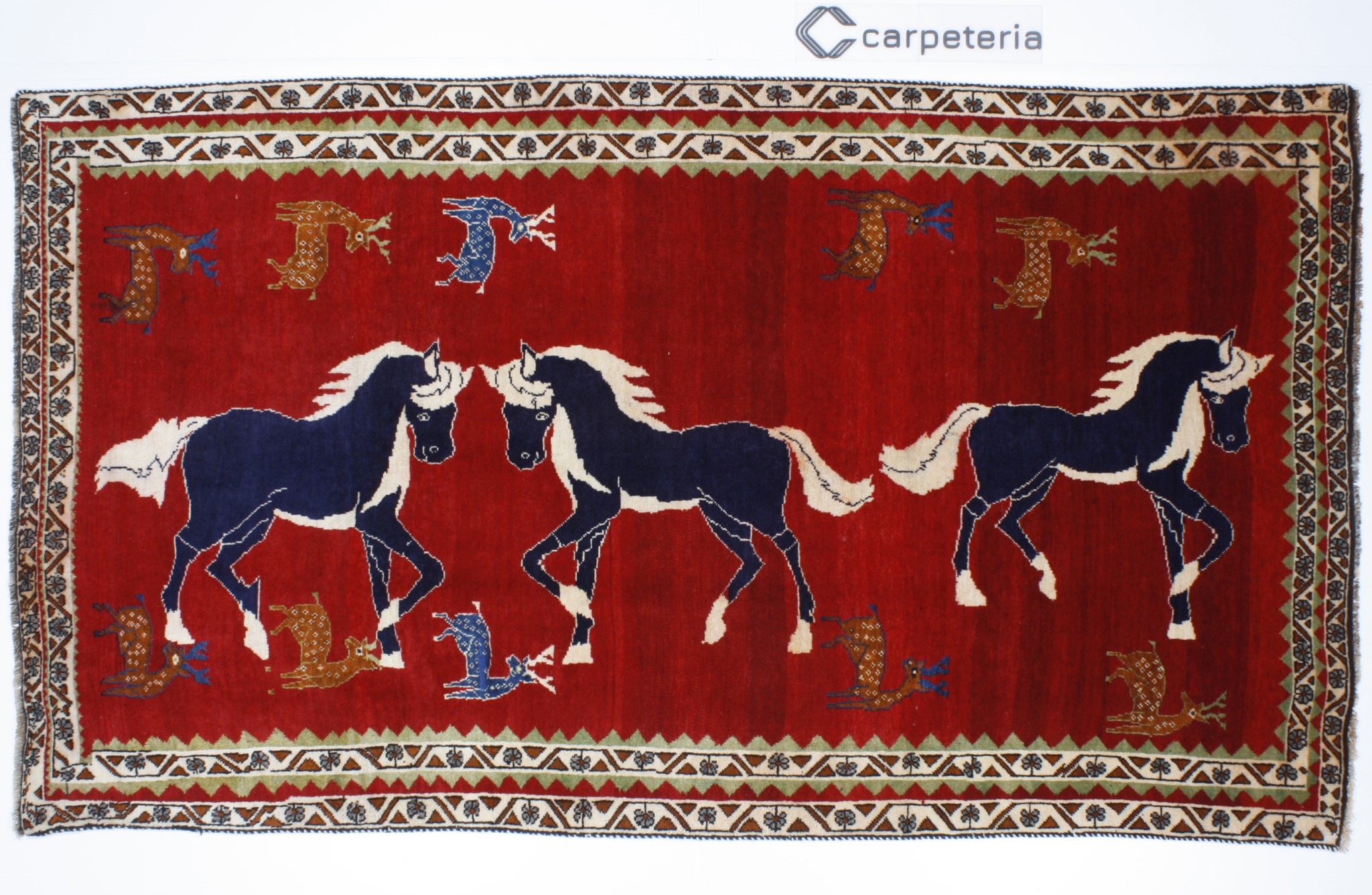 Dywan perski Shiraz Figural