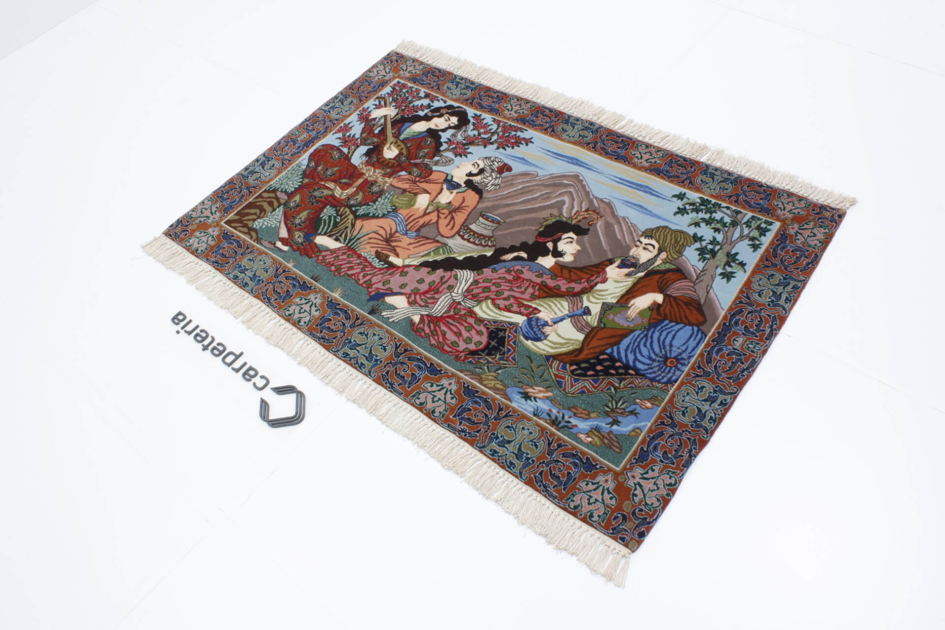Dywan perski Isfahan Figural