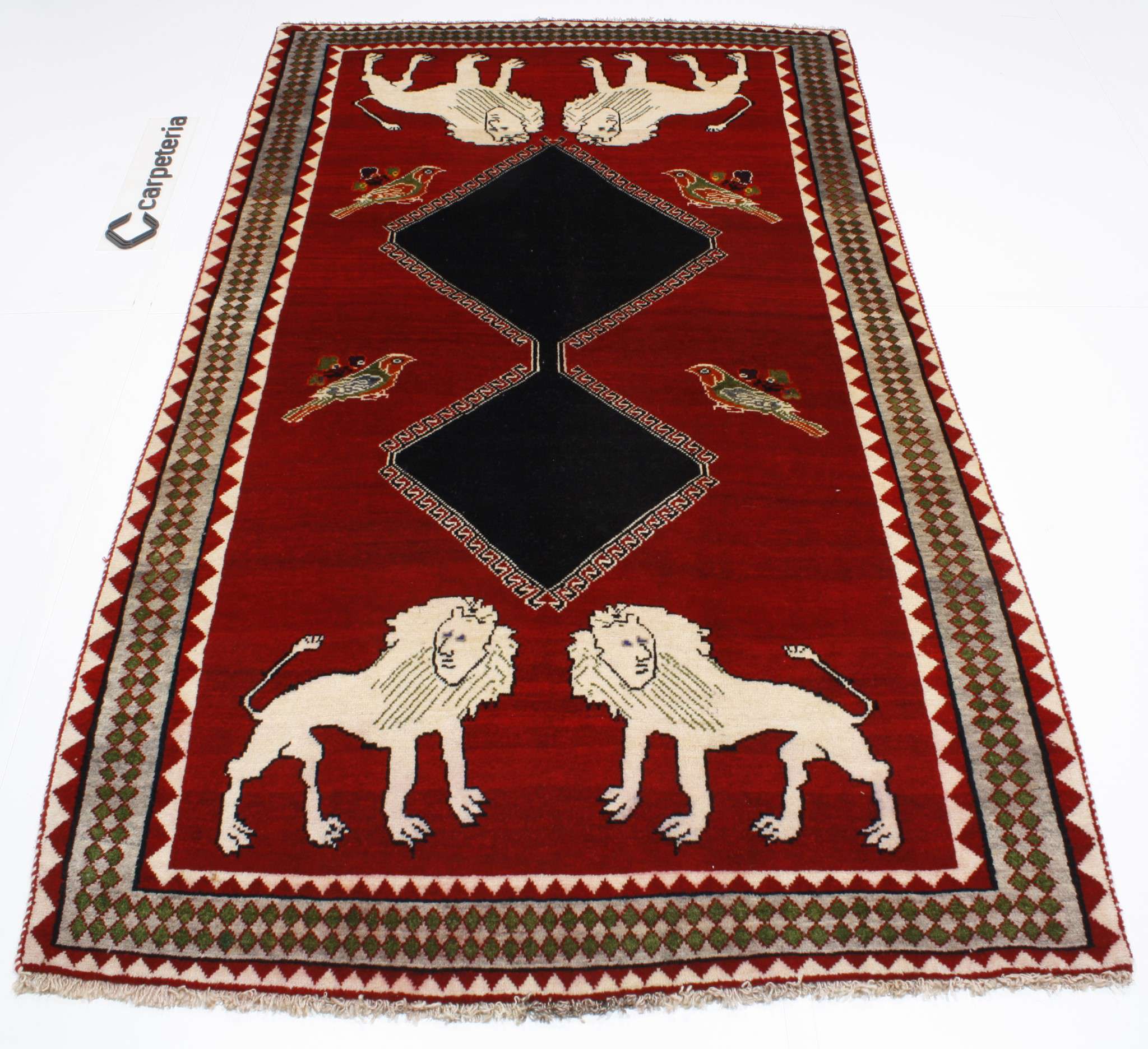 Dywan perski Shiraz Figural