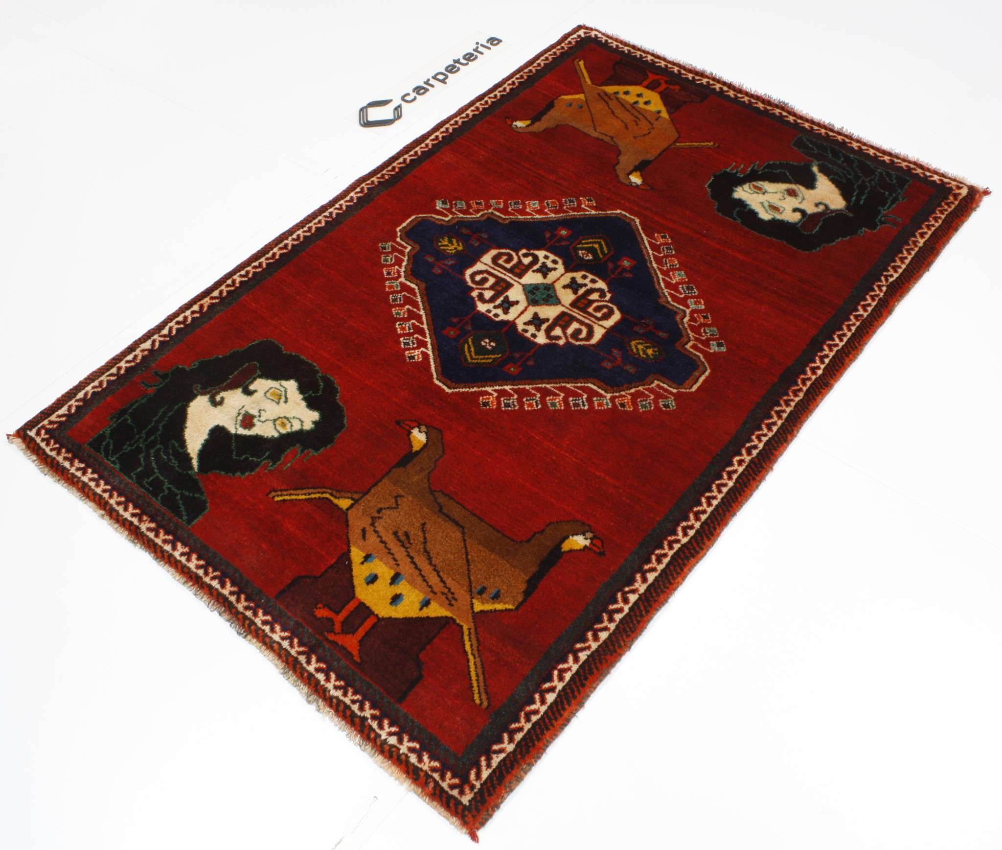 Dywan perski Shiraz Figural