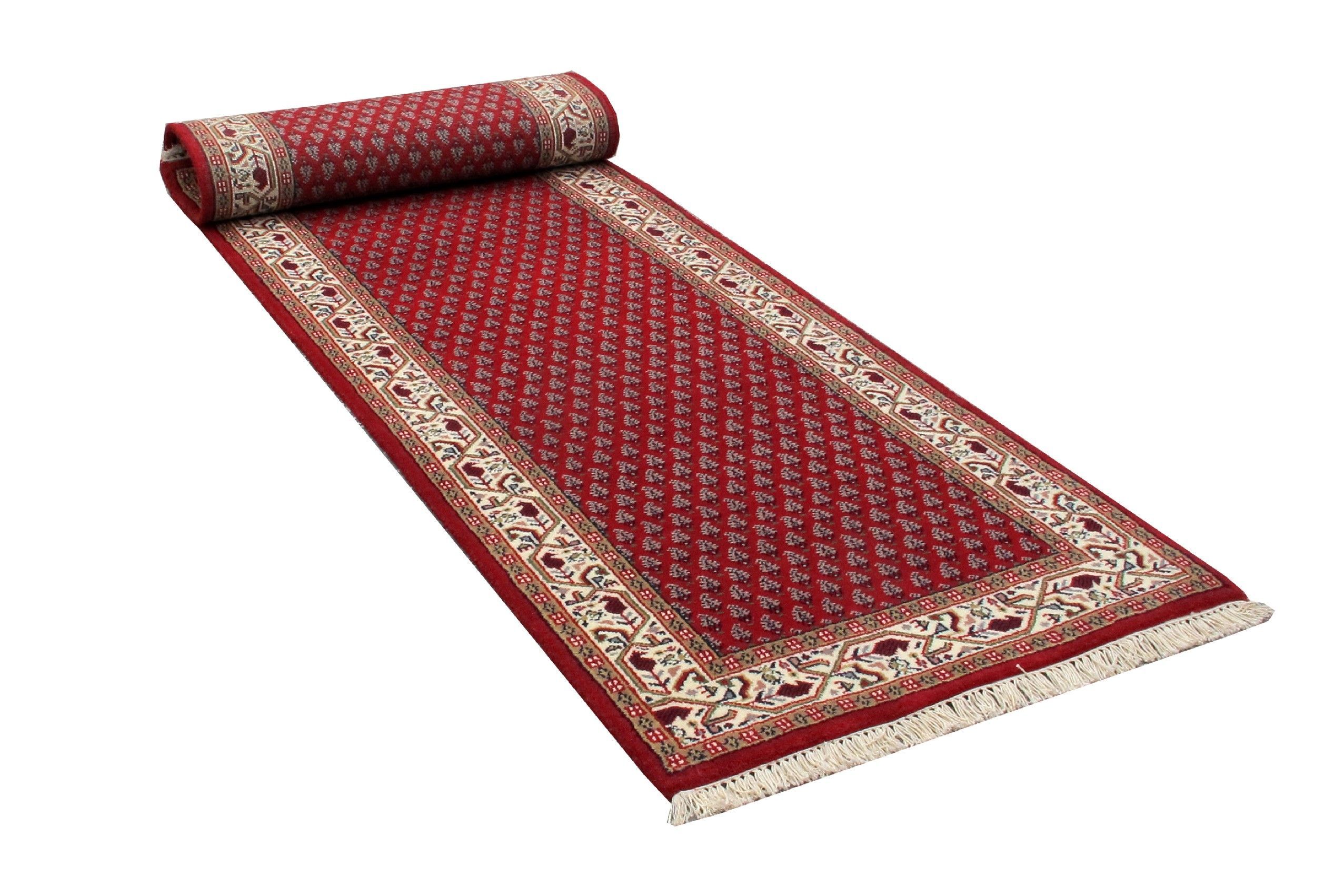Dywan orientalny Surat Corner — wzór kwiatowy, piaskowy