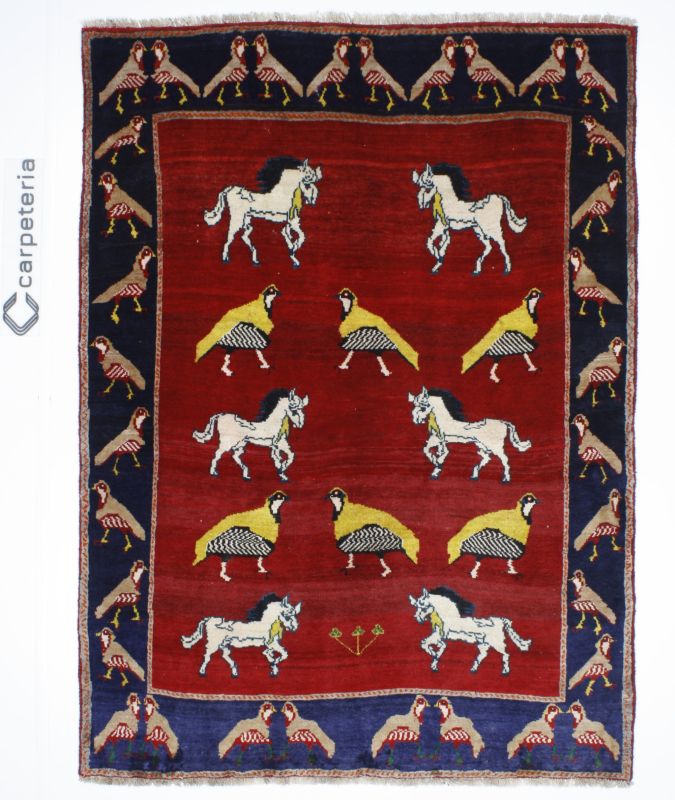 Dywan perski Shiraz Figural
