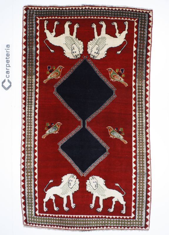 Dywan perski Shiraz Figural