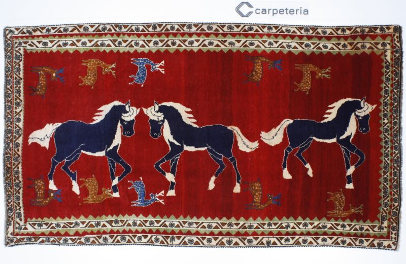 Dywan perski Shiraz Figural